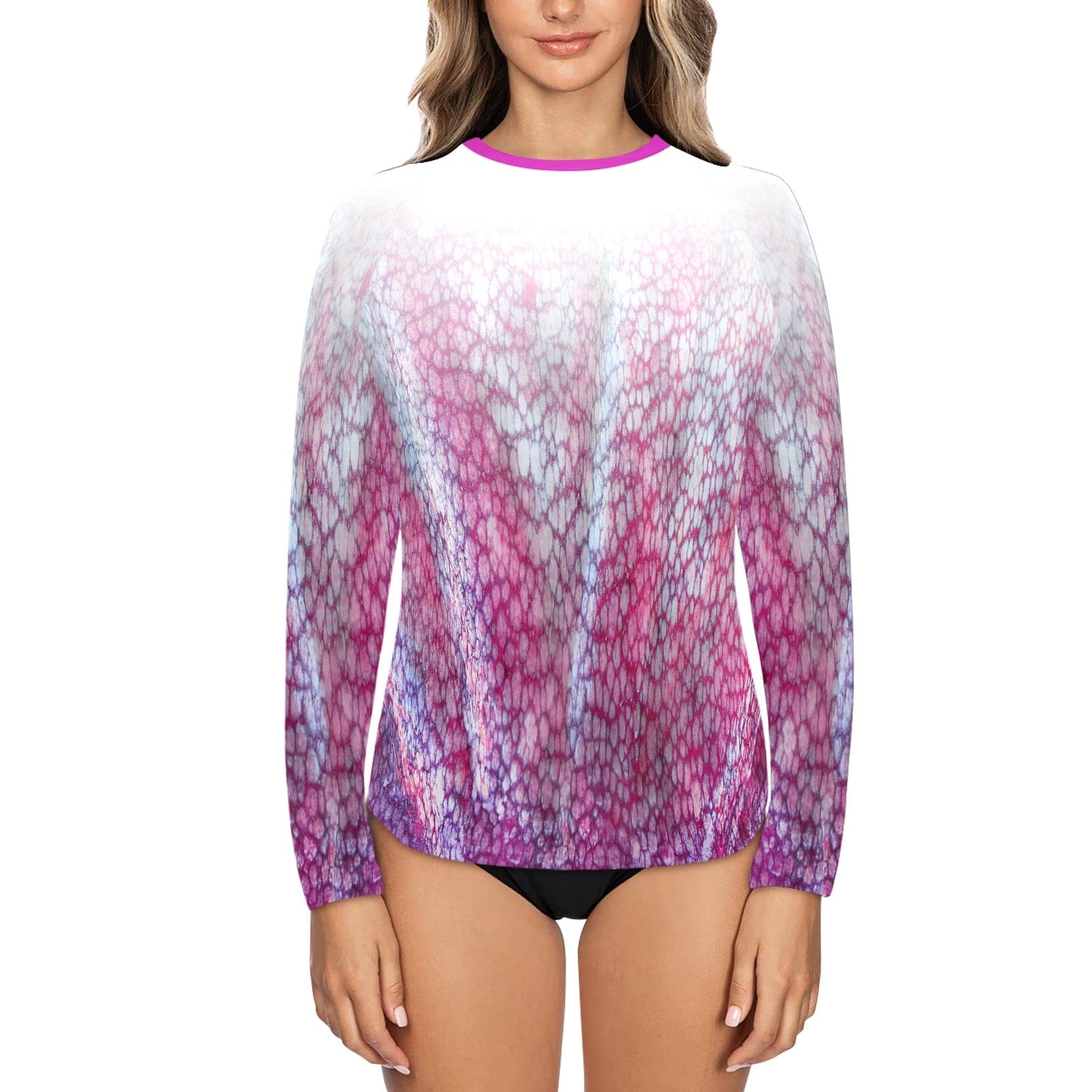Salt Skins Rash Guard Swim Shirt Purple / S Purple Rain Women's Long Sleeve Swim Shirt