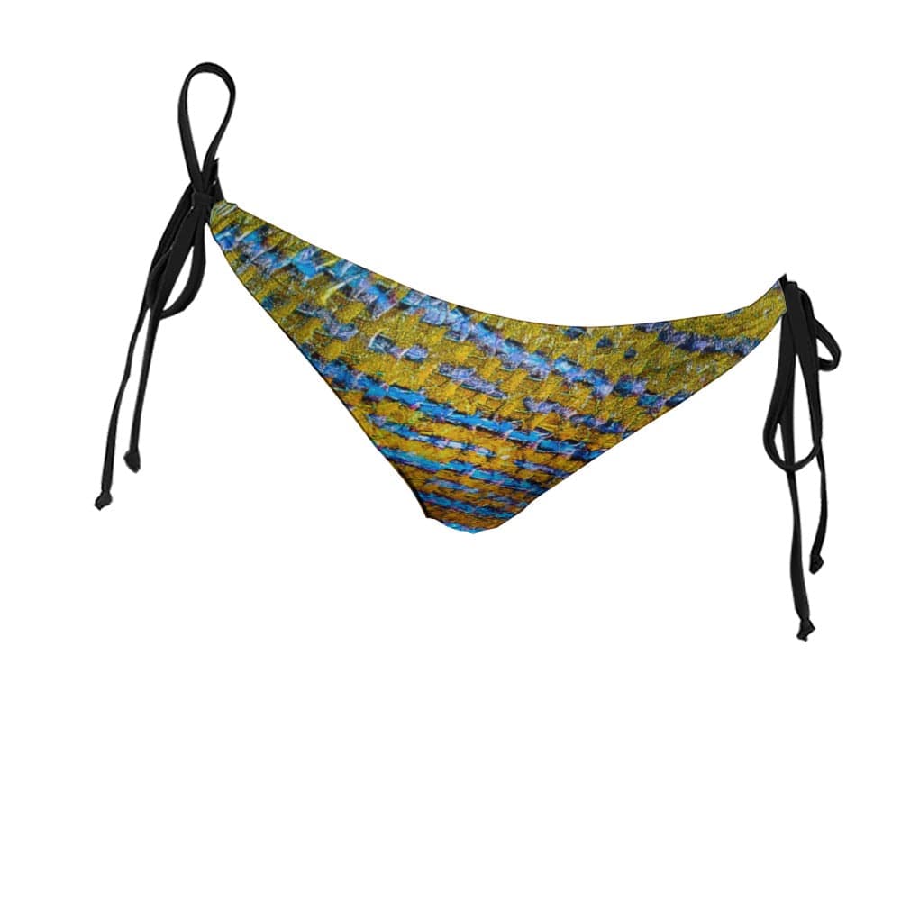 Salt Skins Swimsuit Bottom Blue Striped G Women's Swimsuit Bikini Bottoms Separates