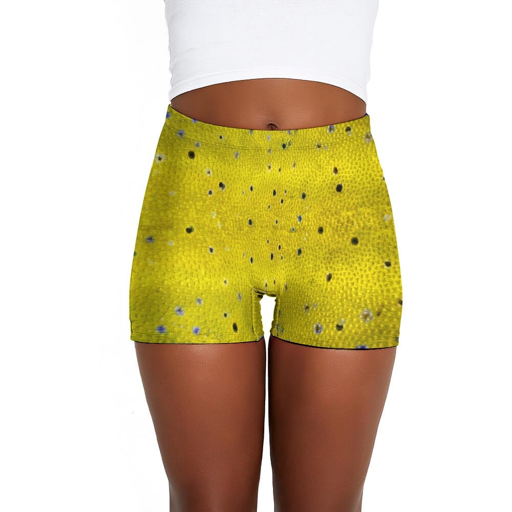 Salt Skins Swimsuit Bottom Kato Collection Women's Workout Shorts in 10 Colors