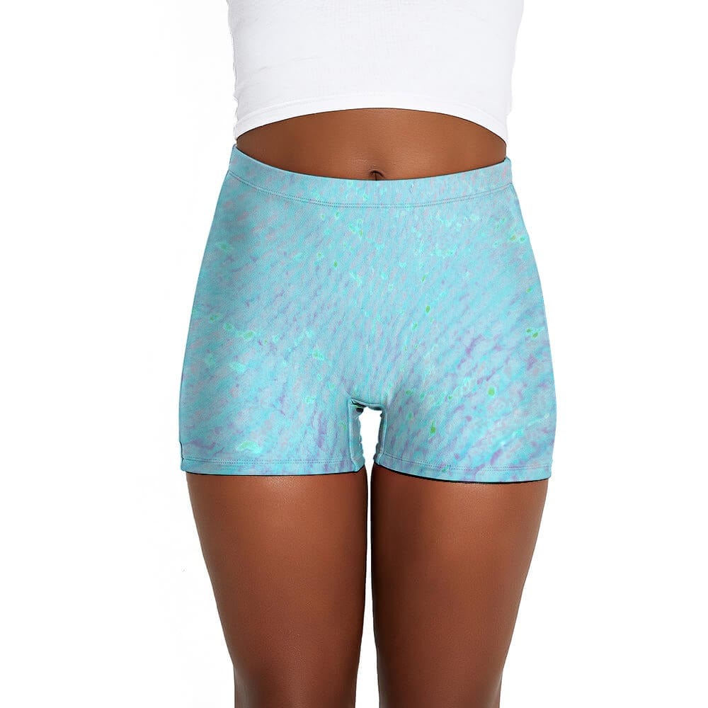 Salt Skins Swimsuit Bottom Kato Collection Women's Workout Shorts in 10 Colors