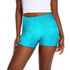 Salt Skins Swimsuit Bottom S / Aqua Blue Kato Collection Women's Workout Shorts in 10 Colors
