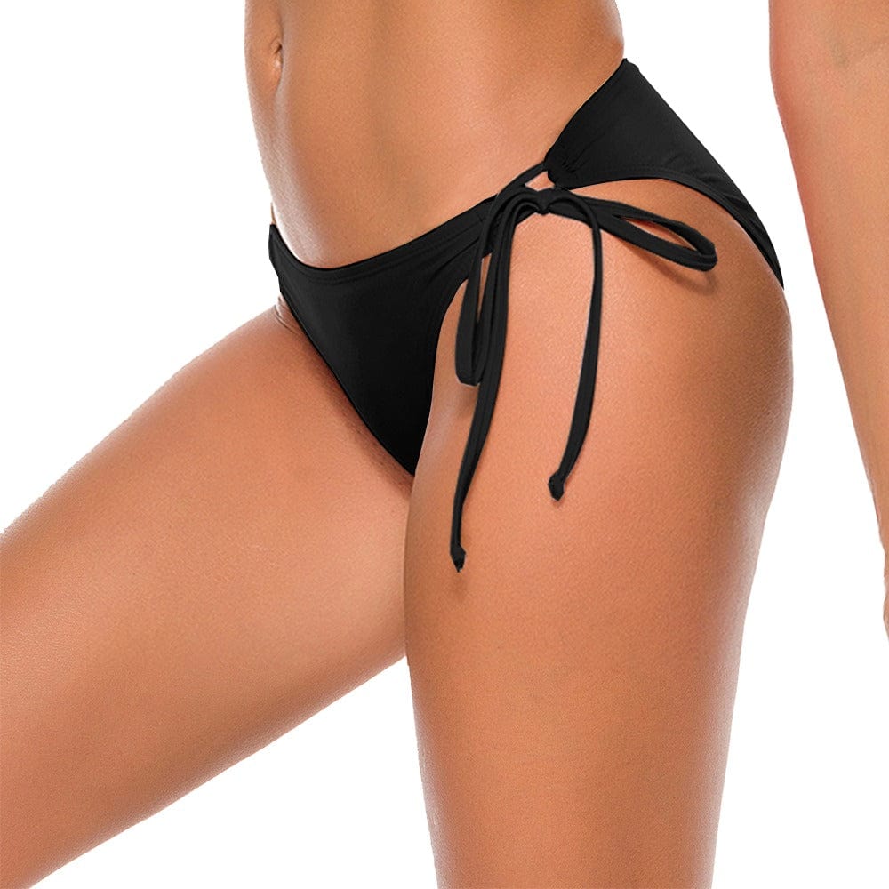 Salt Skins Swimsuit Bottom S / Black Solid Black Women's Swimsuit Bikini Bottom Separates