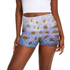 Salt Skins Swimsuit Bottom S / Purple & Gold Kato Collection Women's Workout Shorts in 10 Colors