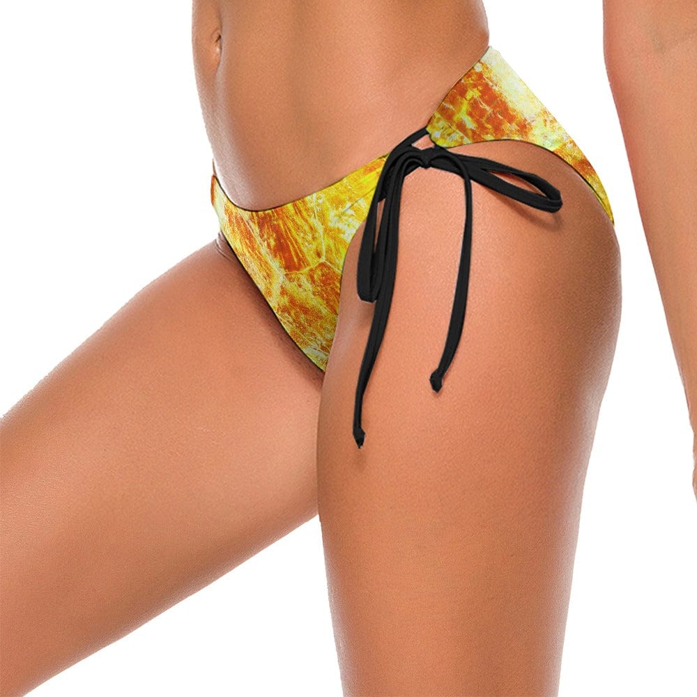 Salt Skins Swimsuit Bottom S / Yellow Orange Sea Turtle Women's Swimsuit Bikini Bottom Separates