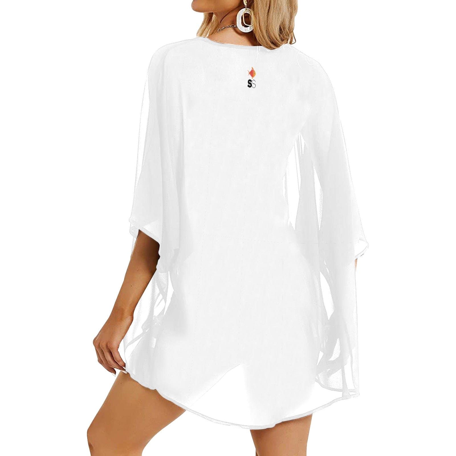 Salt Skins Swimsuit Cover Up Breeze Blossom Women's Chiffon Swimsuit Cover Up