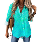 Salt Skins Swimwear Women's Beach Cover Up S / Sea Foam Green Salt Skins Seafoam Reef Cover-Up Shirt for Women