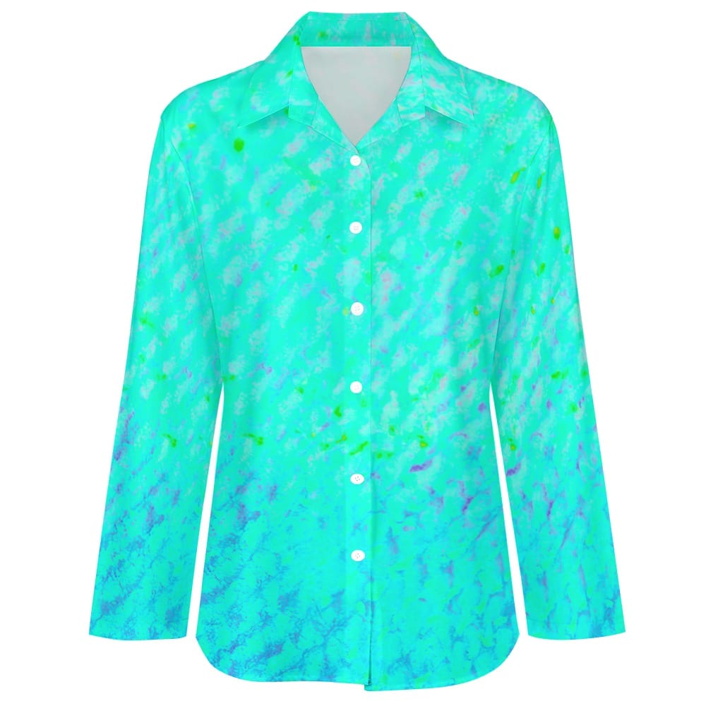 Salt Skins Swimwear Women's Beach Cover Up Salt Skins Seafoam Reef Cover-Up Shirt for Women