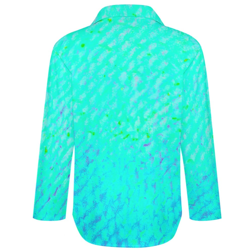 Salt Skins Swimwear Women's Beach Cover Up Salt Skins Seafoam Reef Cover-Up Shirt for Women