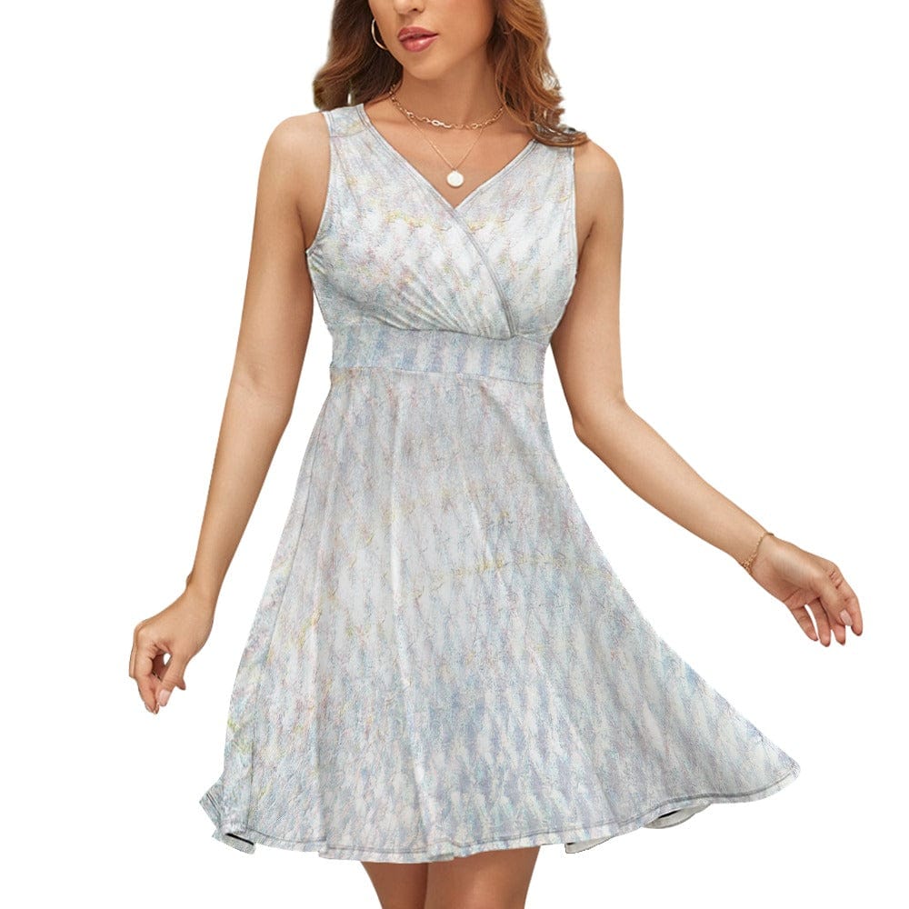 Salt Skins Travel Dress Coral Dance Women's Sleeveless Travel Dress