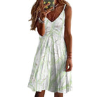 Salt Skins Travel Dress Mint Coral Meadow Women's Beach Travel Dress