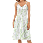 Salt Skins Travel Dress S / Green Mint Coral Meadow Women's Beach Travel Dress