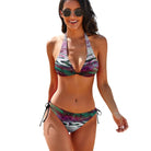 Salt Skins Two Piece Women's Bikini Barracuda Strike Women's Two-Piece Bikini in Purple