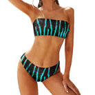 Salt Skins Two Piece Women's Bikini Ono Aqua Two Piece Bandeau Swimsuit for Women