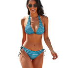 Salt Skins Two Piece Women's Bikini Reef Runner Women's Two Piece Halter Top Swimsuit Bikini