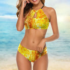 Salt Skins Two Piece Women's Bikini S / Yellow Orange Sea Turtle Women's Two Piece Swimsuit Bikini