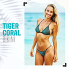 Salt Skins Two Piece Women's Bikini Tiger Coral Women's Two Piece Bikini Swimsuit