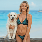Salt Skins Two Piece Women's Bikini Tiger Coral Women's Two Piece Bikini Swimsuit
