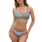 Salt Skins Two Piece Women's Bikini XS / Gray Tropical Trigger Women's Two Piece Bikini Swimsuit