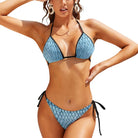 Salt Skins Two Piece Women's Bikini XS / Steel Blue Silver King Women's Two Piece Bikini Swimsuit