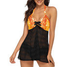 Salt Skins Two Piece Women's Swimsuit Orange / XS Sea Turtle Women's Two Piece Cover Up Swimsuit