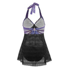 Salt Skins Two Piece Women's Swimsuit Purple Urchin Two Piece Cover Swimsuit for Women