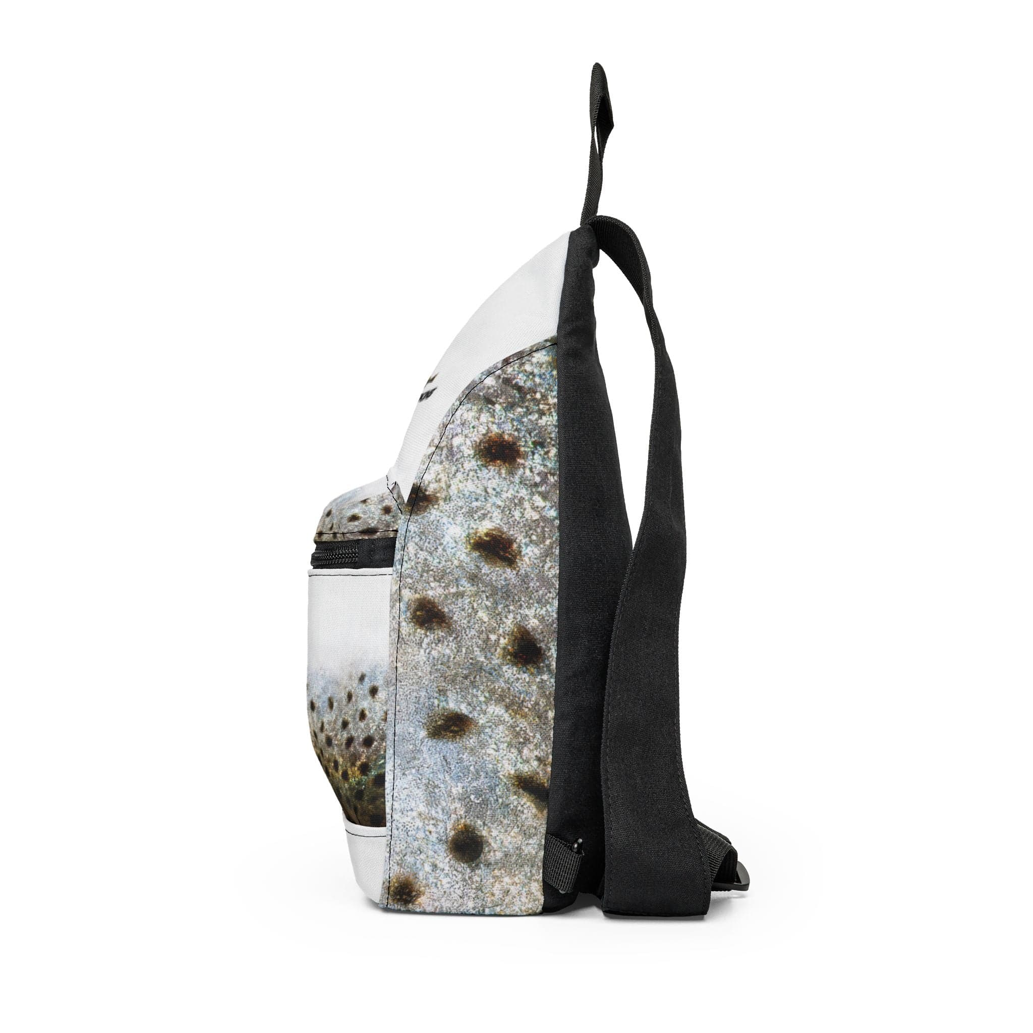 Sling Bag Backpack 14.5" × 9'' Trout Pattern Sling Bag — Crossbody Bag Salt Skins