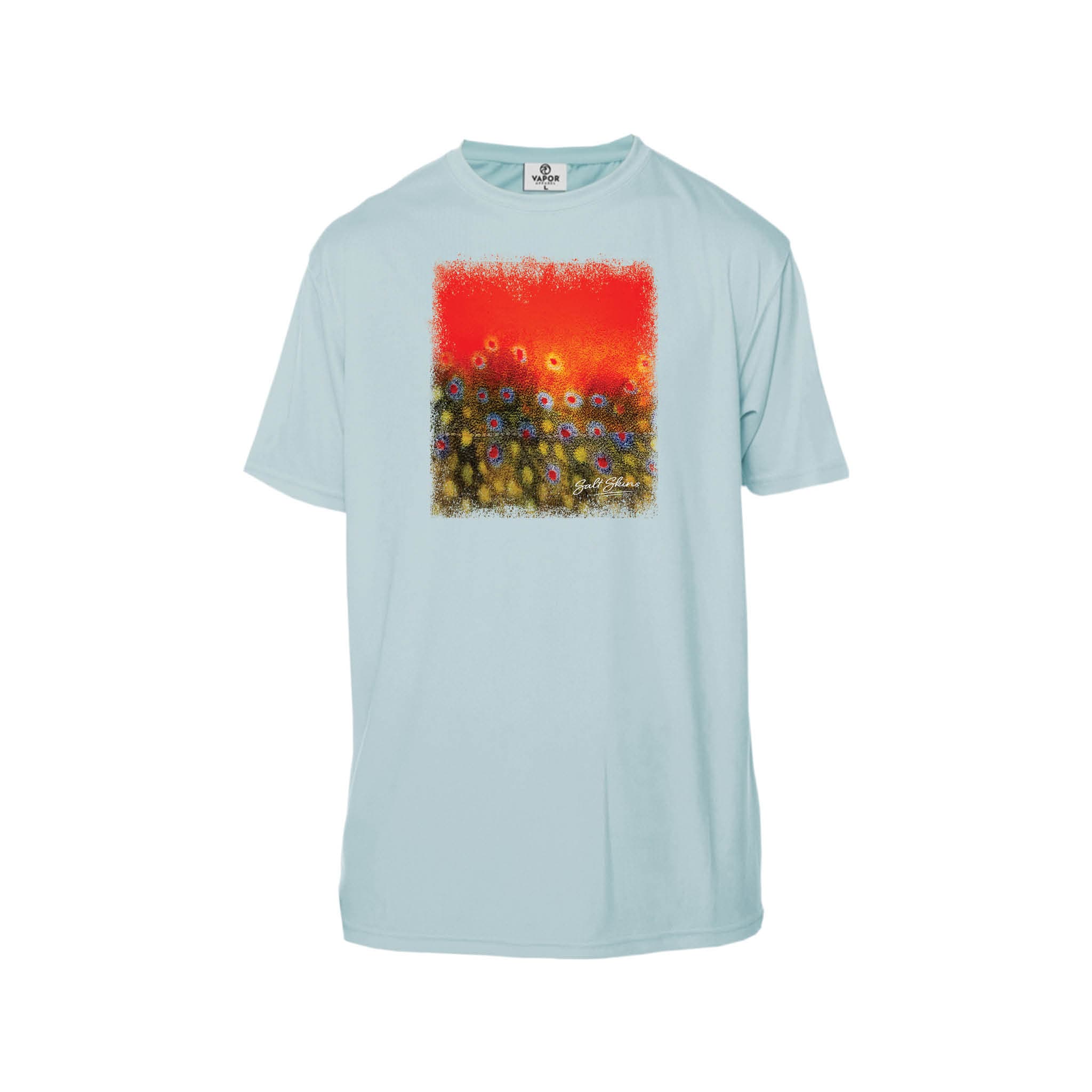 T-Shirt Arctic Blue / XS Wild Brook Trout Men's Performance T-Shirt