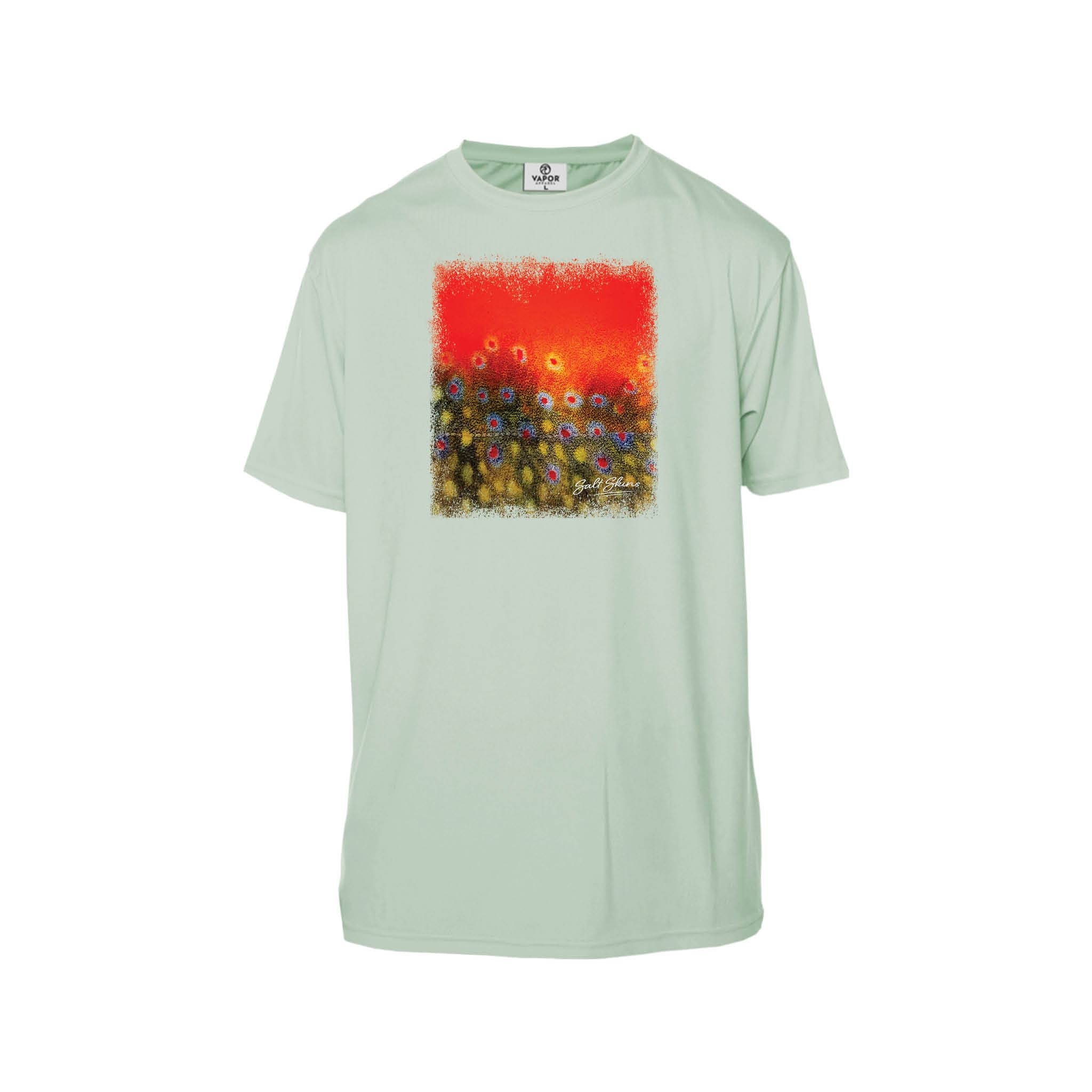 T-Shirt Seagrass / XS Wild Brook Trout Men's Performance T-Shirt