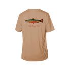 T-Shirt Tan / S Wild Brook Trout Men's Performance T-Shirt