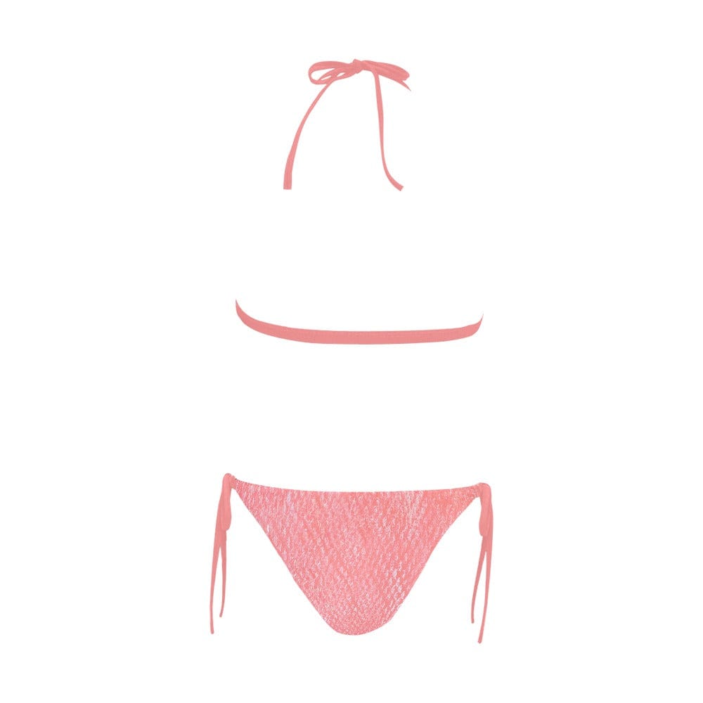 Two Piece Women's Bikini Pink Coral Women's Two Piece Swimsuit Bikini Salt Skins