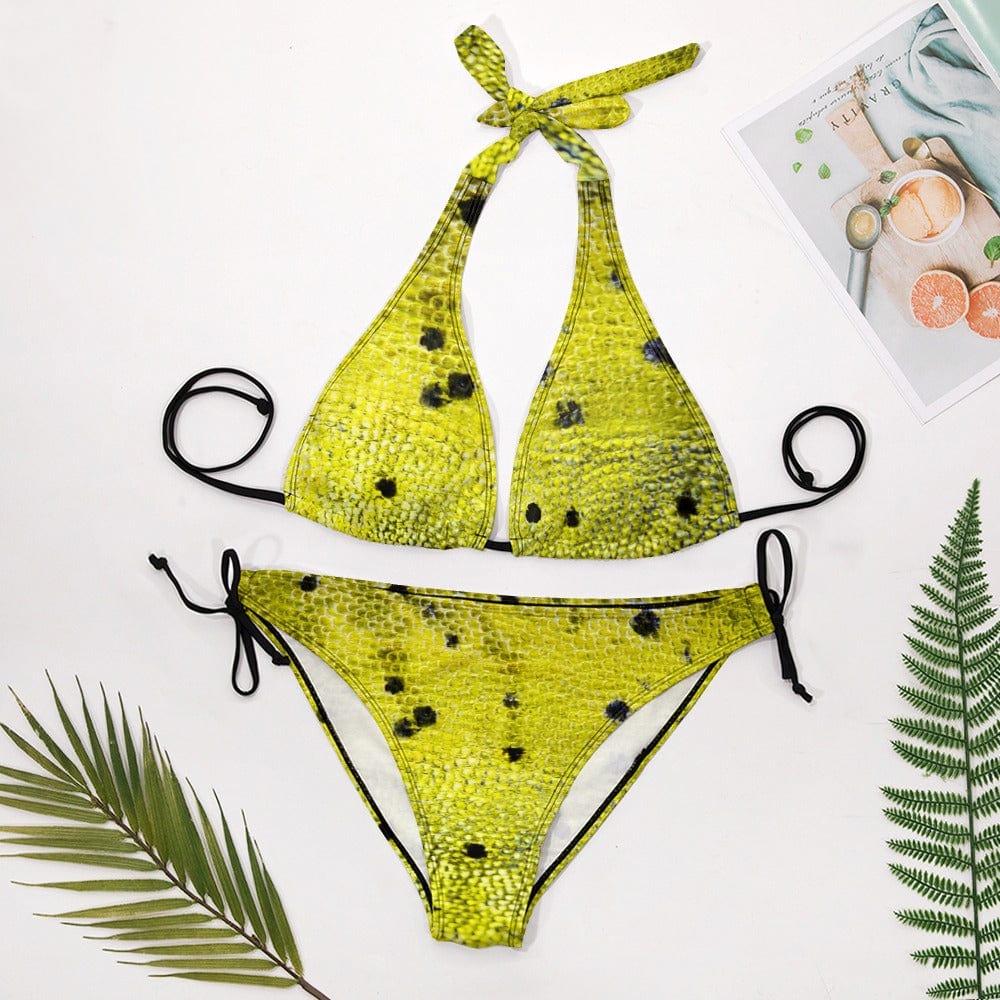 Salt Skins Two Piece Women's Swimsuit Golden Sun Women's Two-Piece Bikini Swimsuit