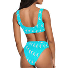 Two Piece Women's Swimsuit Sand Dollar Doves Women's Sport Top & High-Waisted Bikini Swimsuit Salt Skins