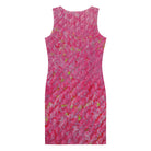 Salt Skins Women's Fitted Dress Pink Siren Women’s Fitted Beach Travel Dress