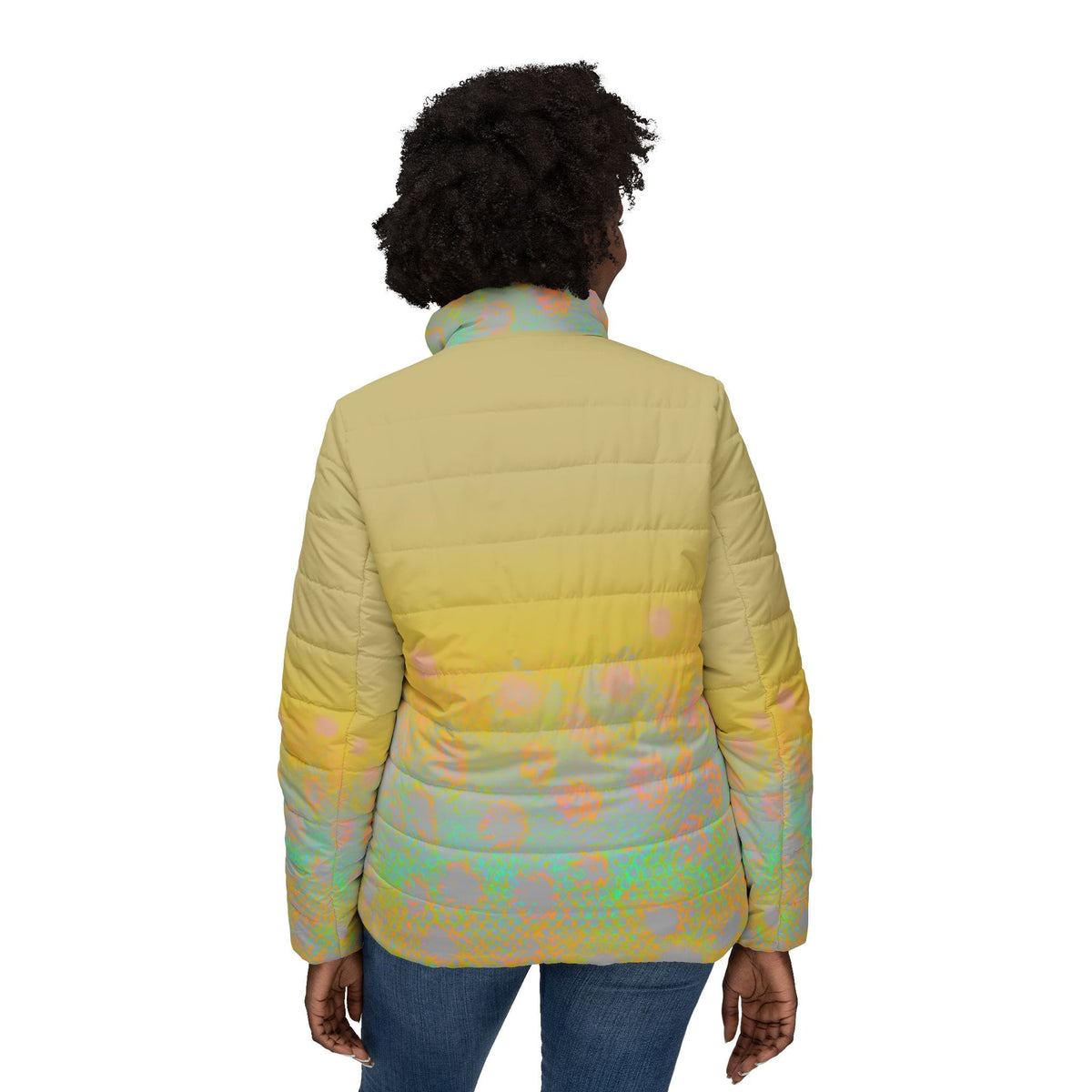 Women's Jacket Colorado Women Flyfishers Brown Trout Puffer Jacket bby Salt Skins Salt Skins Apparel