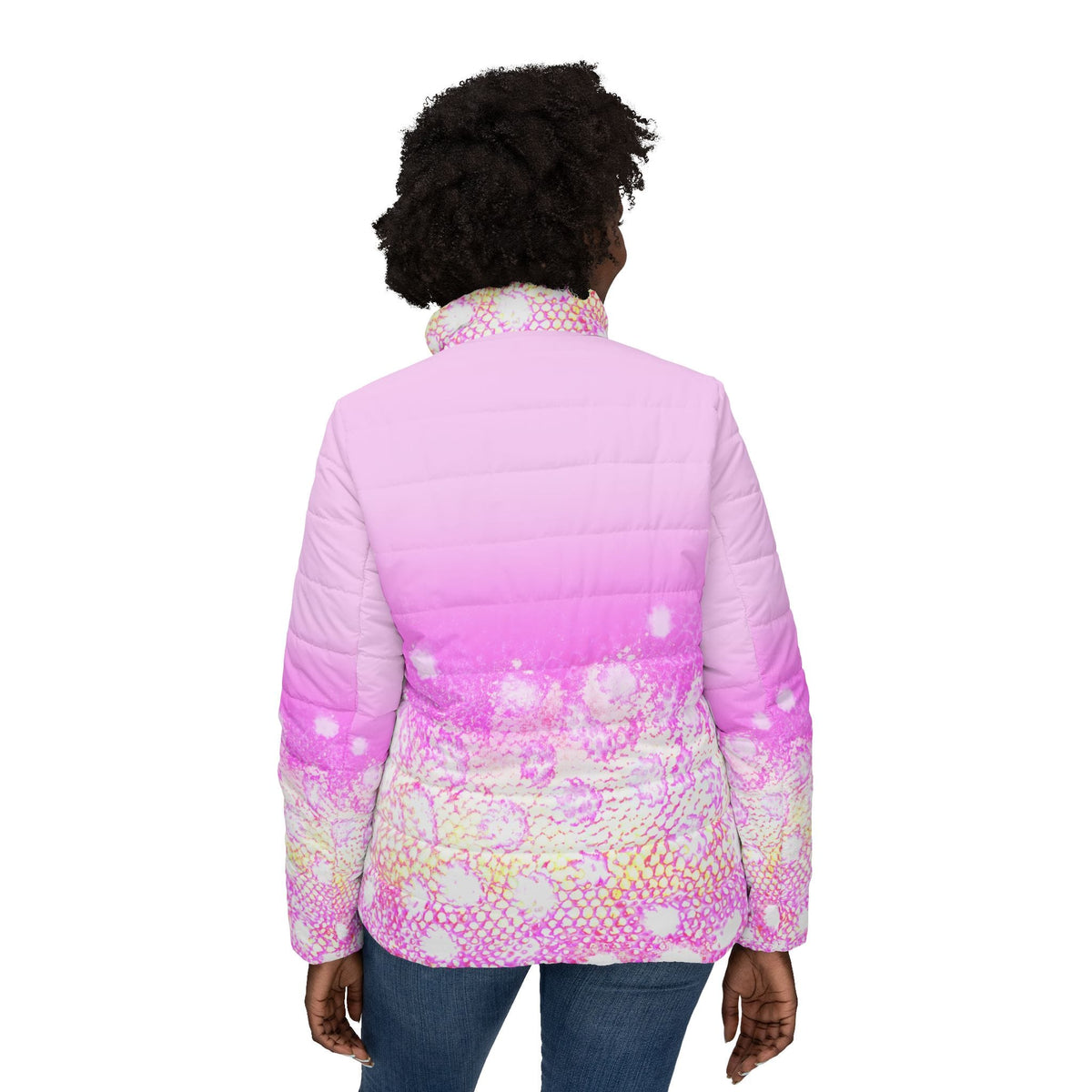 Women's Jacket Colorado Women Flyfishers Brown Trout Puffer Jacket by Salt Skins Salt Skins Apparel