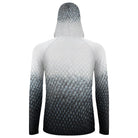 Salt Skins Men's Performance Hoodie Black Salmon Men's Long Sleeve Sun Protection Hoodie