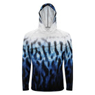 Salt Skins Men's Performance Hoodie Spanish Mackerel Storm Men's Long Sleeve Sun Protection Hoodie