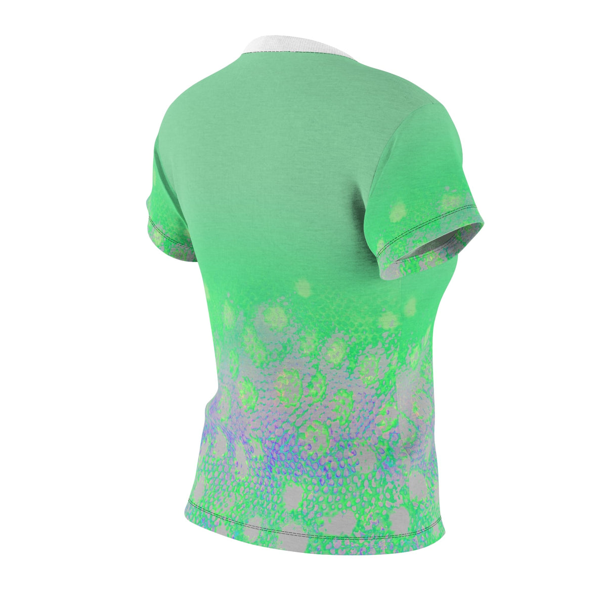 Women's Performance T-Shirt Brown Trout Performance Tee in Brilliant Green Salt Skins Apparel