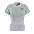 Women's Performance T-Shirt Colorado Women Flyfishers Grey Brown Trout Tee by Salt Skins Salt Skins Apparel