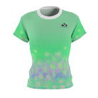 Women's Performance T-Shirt XS / White stitching / 4 oz. Colorado Women Flyfishers Green Brown Trout Tee by Salt Skins Salt Skins Apparel